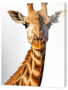 Big giraffe on transparent background