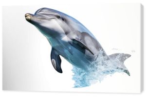 dolphin isolated white background PNG