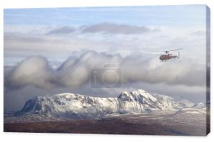 RAF helikopter - szkockiego regionu highlands - Szkocja