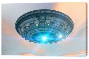 3d futurystyczne UFO