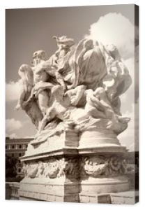 Pomnik retro Rzym - ton sepii