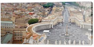 Piękna panorama Watykanu, Włochy