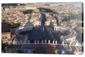 Widok z góry na Watykan