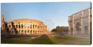 Koloseum i Łuk Konstantyna Wielkiego