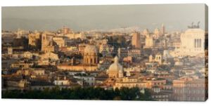 Widok panoramiczny na dachu Rome