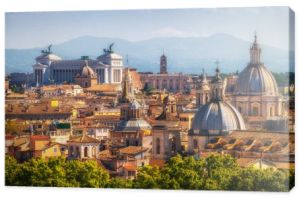 Rzym, Włochy Skyline w panoramiczny widok