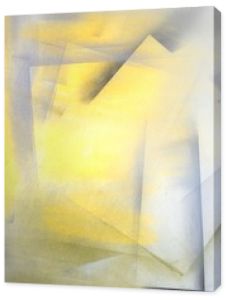 Szare i żółte malarstwo abstrakcyjne