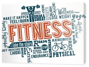 fitness i wyraz zdrowy ćwiczenie