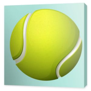 Piłka tenisowa na zielono
