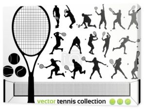 kolekcja tenis wektor