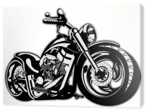 Wektor kreskówka motocykl