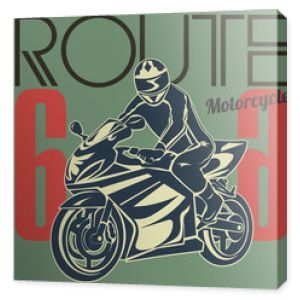 motocykl plakat wektor wydruku