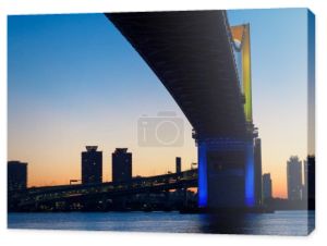 Tokio Tęczowy most krajobraz