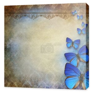 grafika sztuka tło z motyle niebieski