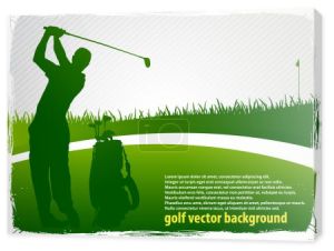 Golf background_1 wektor
