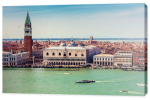 Panoramiczny widok na Wenecja Włochy