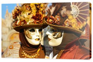 karnawał w Wenecji, tradycyjny świąteczny karnawał z kostiumami i maskaradą