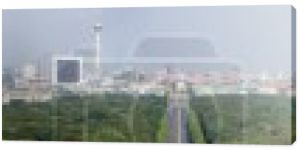 Wspaniały Berlin Panorama z kolumna zwycięstwa, Niemcy