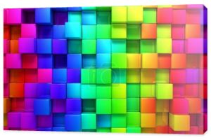 Rainbow kolorowe pola